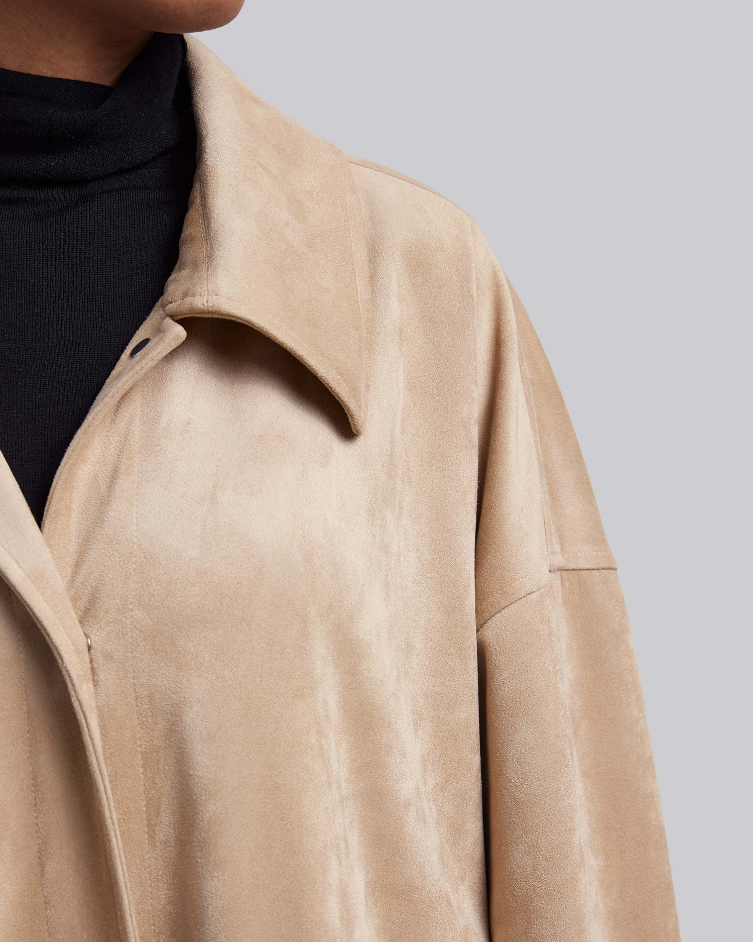 Long Suede Coat image 3