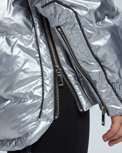 Adjustable Waistline Puffer Jacket image 6