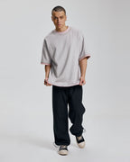 Layered Effect Skate T-shirt - Platinum &amp; Pink, S image
