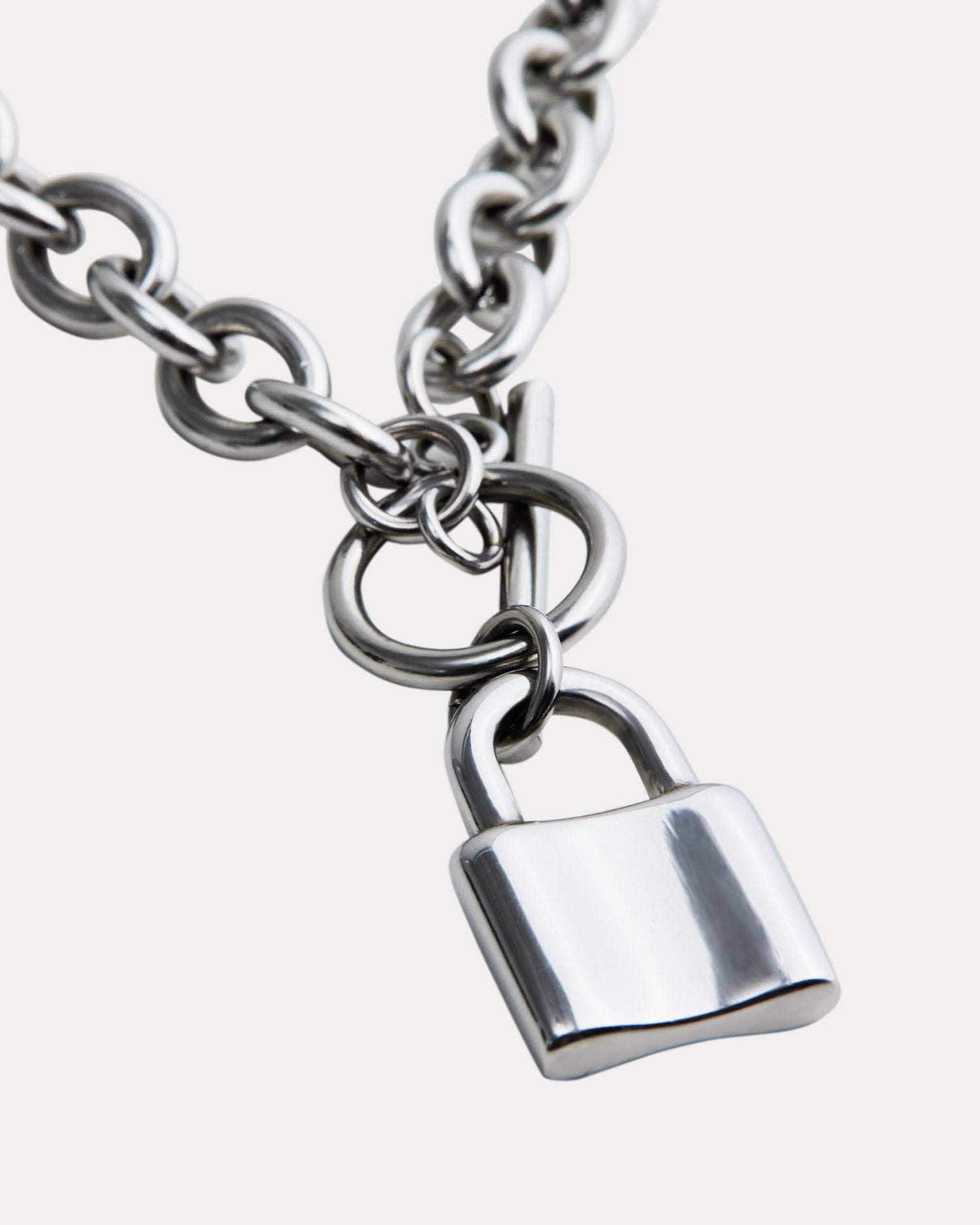 1 X Padlock Chain Necklace image 4