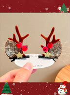 Special Christmas moose headdress - Dark Wood, OS image
