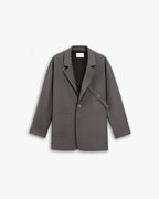 1 × Side Strap Blazer - Grey, XL image