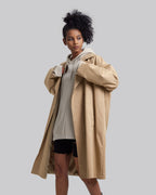 Double-Breasted Coat in Light Coffee image 1