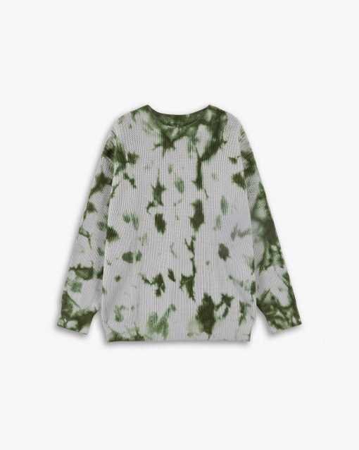 Cotton Pull-Over in Green &amp; Grey image 0