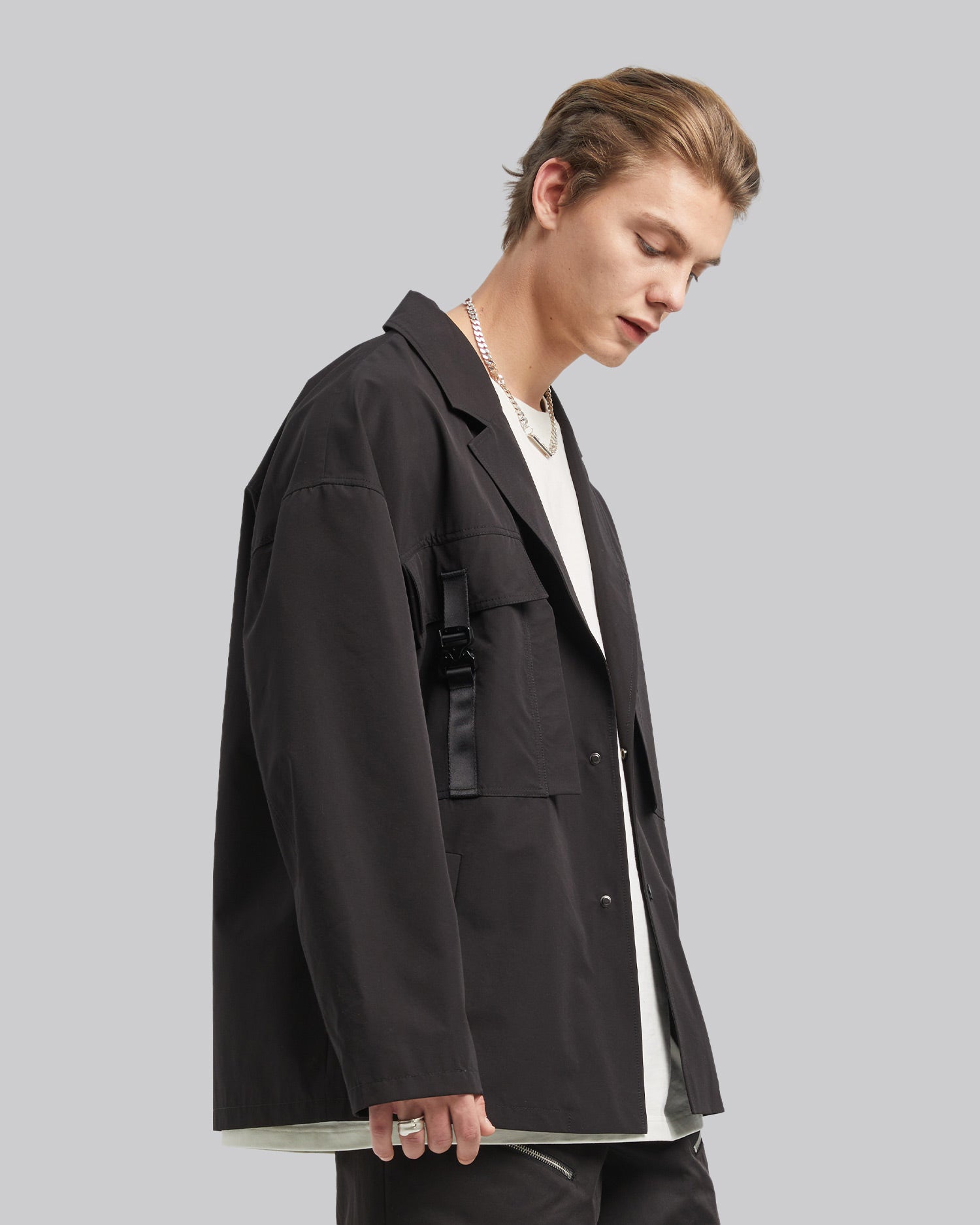 Buckle Pocket Blazer image 3