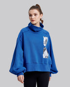 Raglan Shoulder Turtleneck Sweatshirt image 3