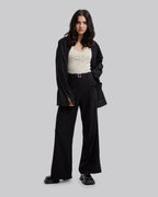 Loose Tapered Pants - Black, L image