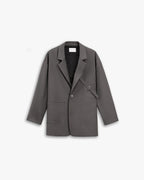 Side Strap Blazer - Grey, S image