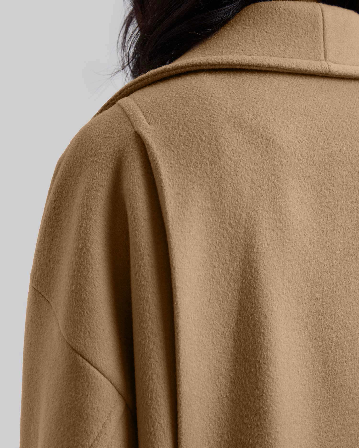 100% Woolen Overcoat with Box Pleats image 4