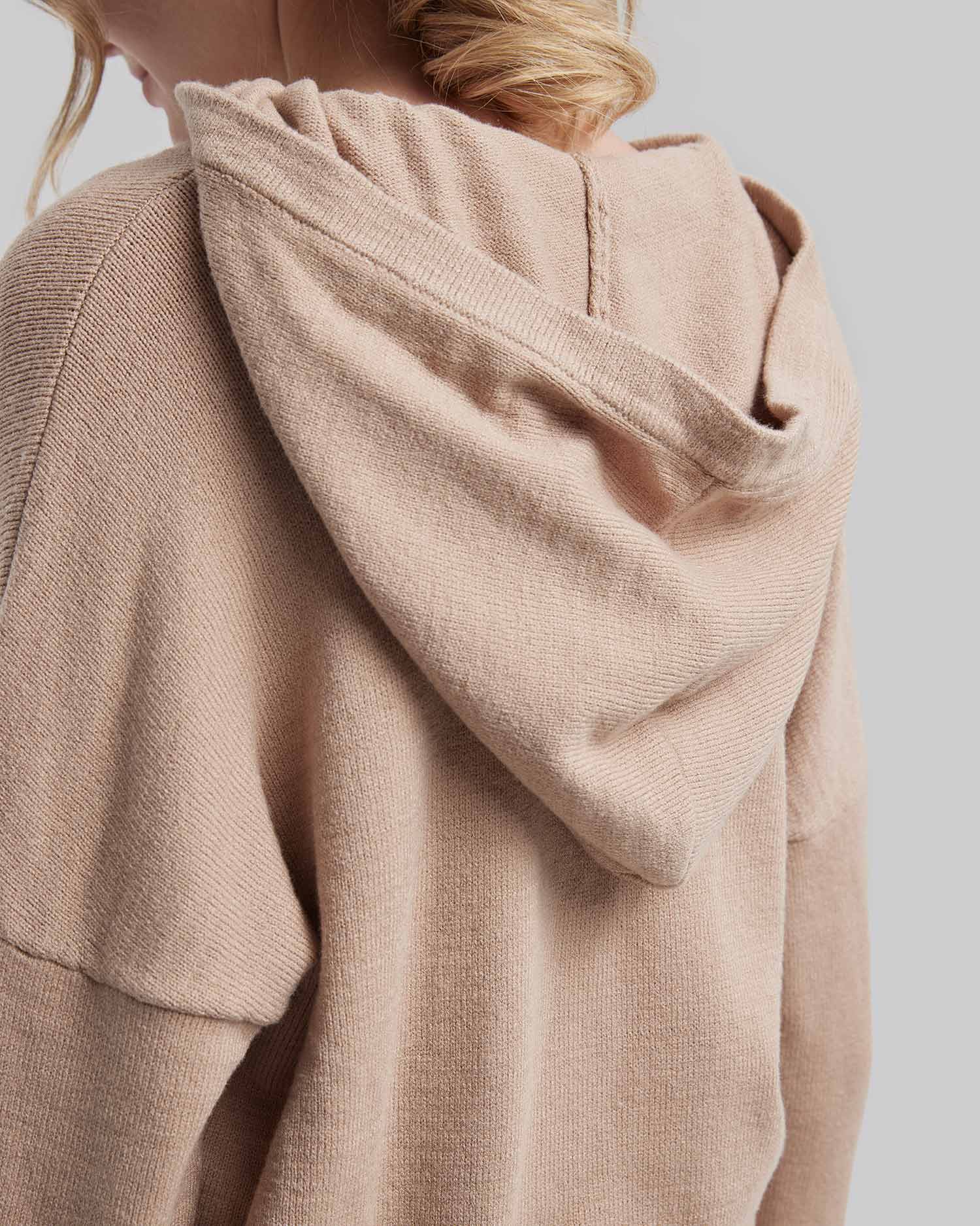 Plain Drawstring Hoodie image 3