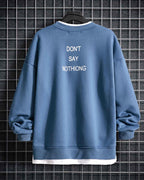 Fake Two-Piece Crew Sweatshirt image 1