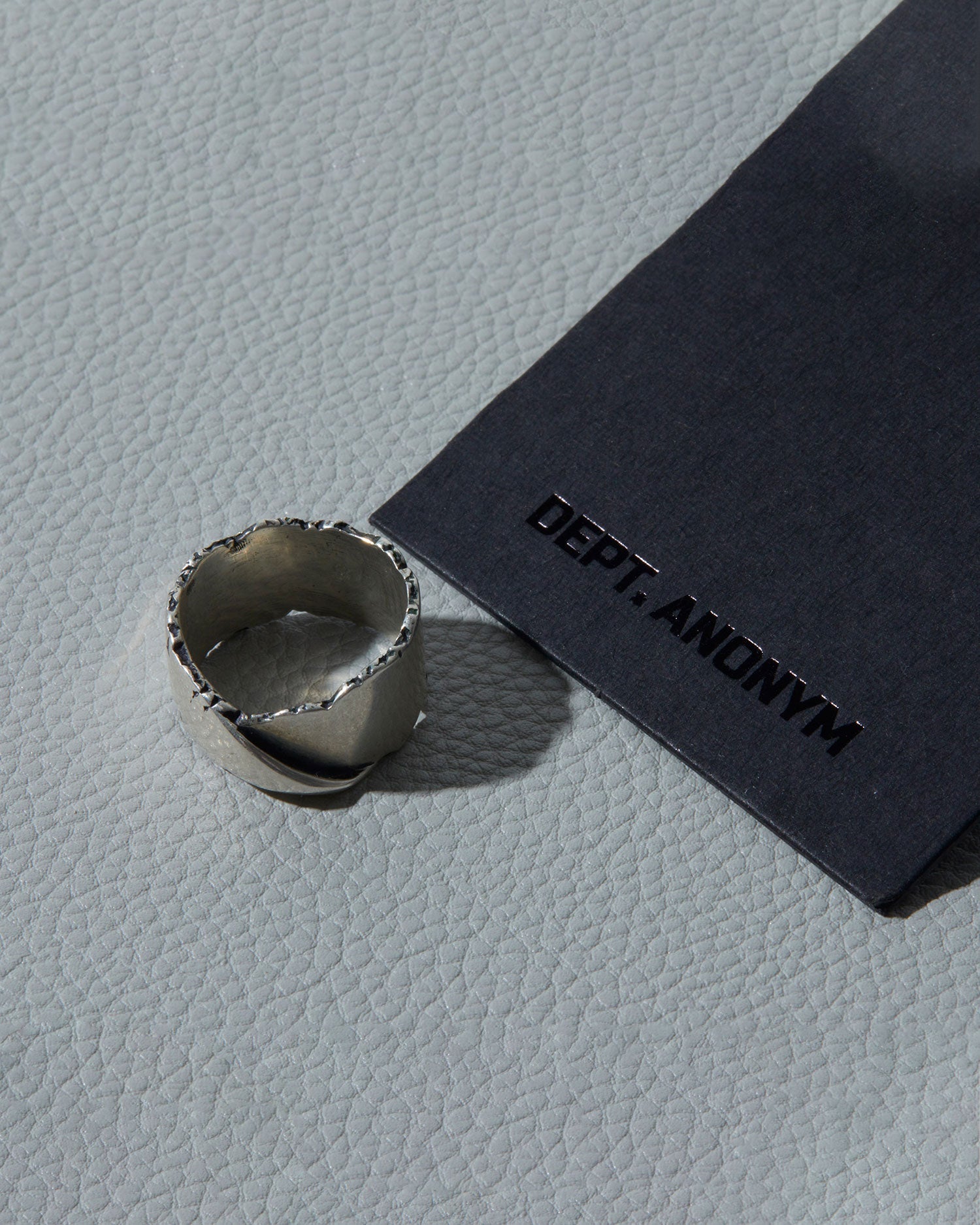 Silver Rough-Cut Ring image 3