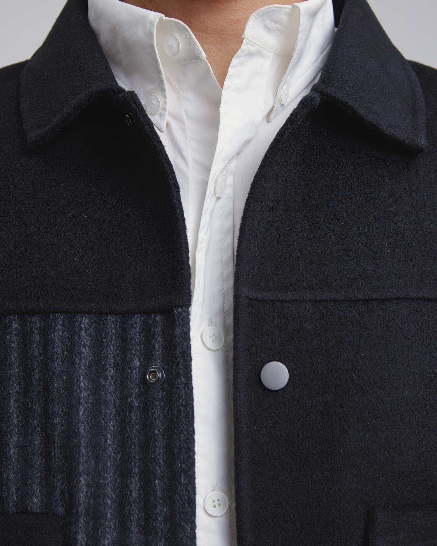 Snap Button Woolen Jacket image 3