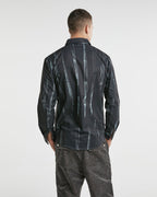 Irregular Striped Print Long-Sleeve Shirt image 3