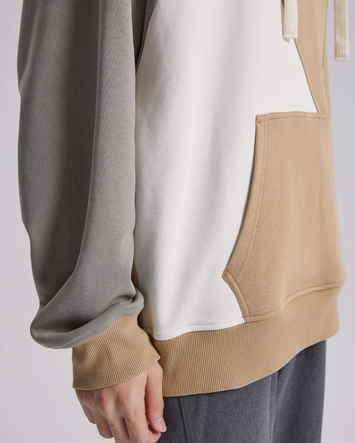 Paneled & Patched Hoodie image 5