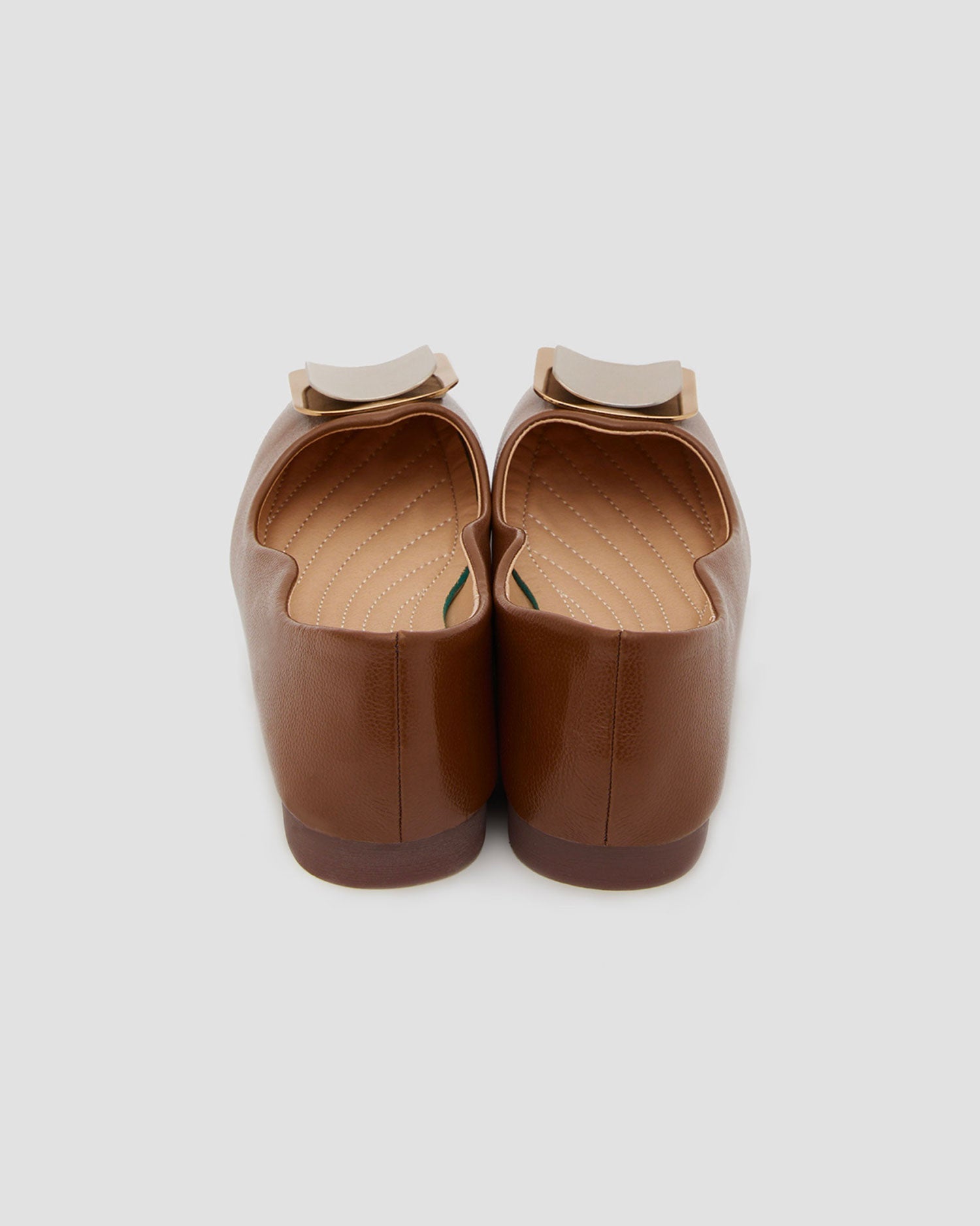 Square Buckle Flat Shoes image 3