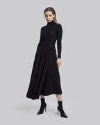 Pleated Wool Skirt - Black, M image