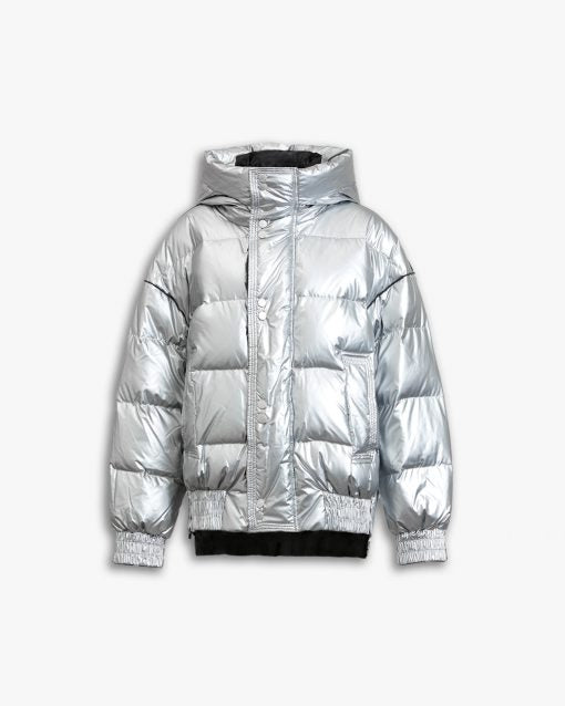 Adjustable Waistline Puffer Jacket image 0