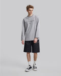 Geometric Seam Crewneck Sweatshirt image 1