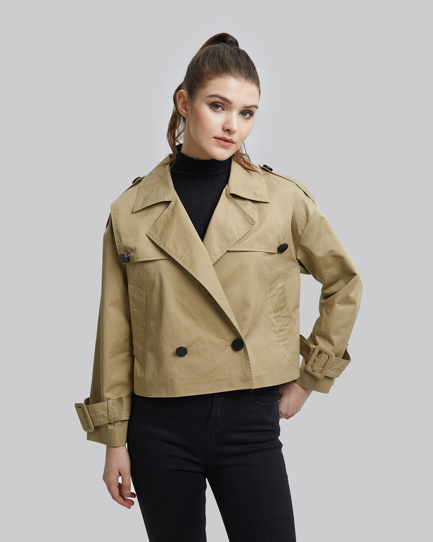 Cropped Jacket with Weather-Guard image 1