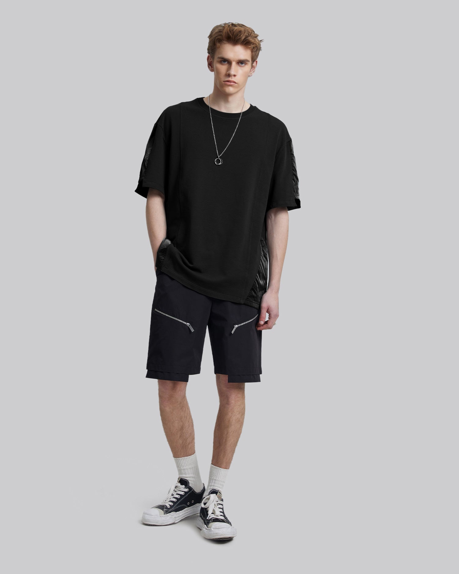 Paneled Basic T-Shirt image 4