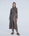 Roll Neck Knit Tunic - Grape Thistle, S image