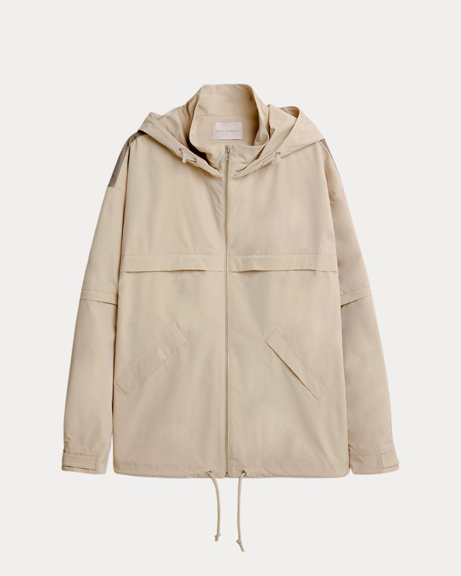 1 × Detachable-Sleeved Windbreaker - Eggshell, S image