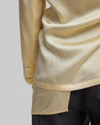 1 × 100% Silk Shirt in Lemon image 5