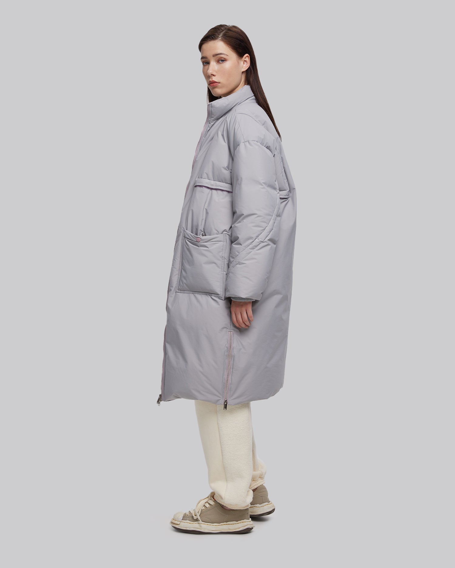 Patch Pocket Puffer Coat image 3