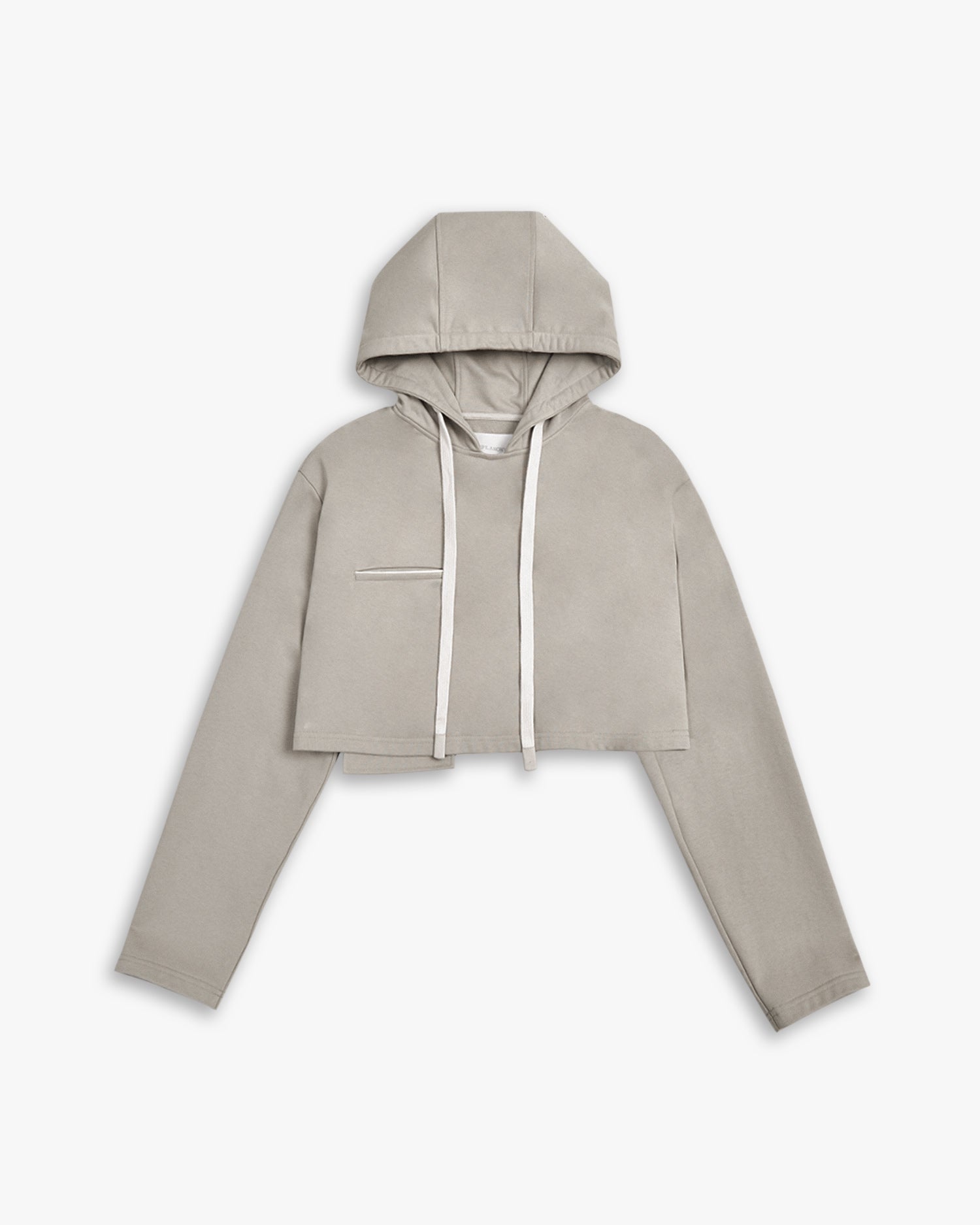 Cropped Hoodie in Khaki image 0