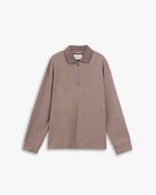 Zippered Polo Shirt with Splits image 0