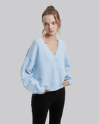 Cropped V-Neck Cardigan image 1