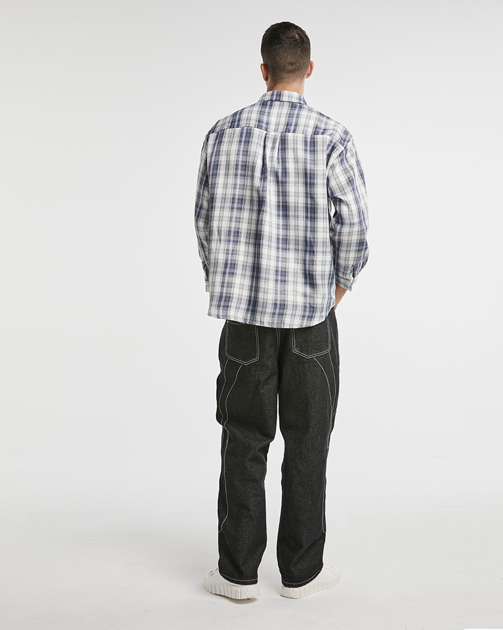 Classic Plaid Long-Sleeve Shirt image 3