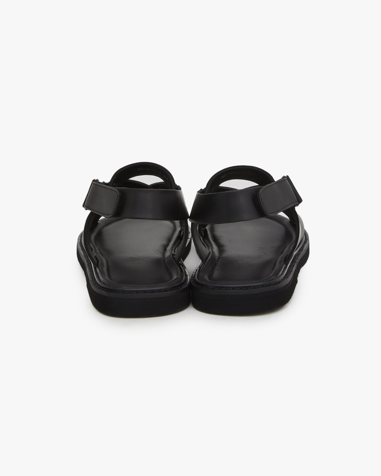 Black Leather Sandals image 3