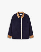 Contrast Panel Wool Overshirt image 0