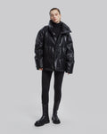 Leather-Like Down Jacket image 2