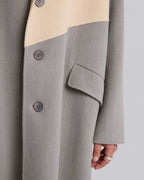 1 ×Paneled Cashmere Coat image 4