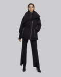 Reflective Large Collar Puffer Jacket image 2