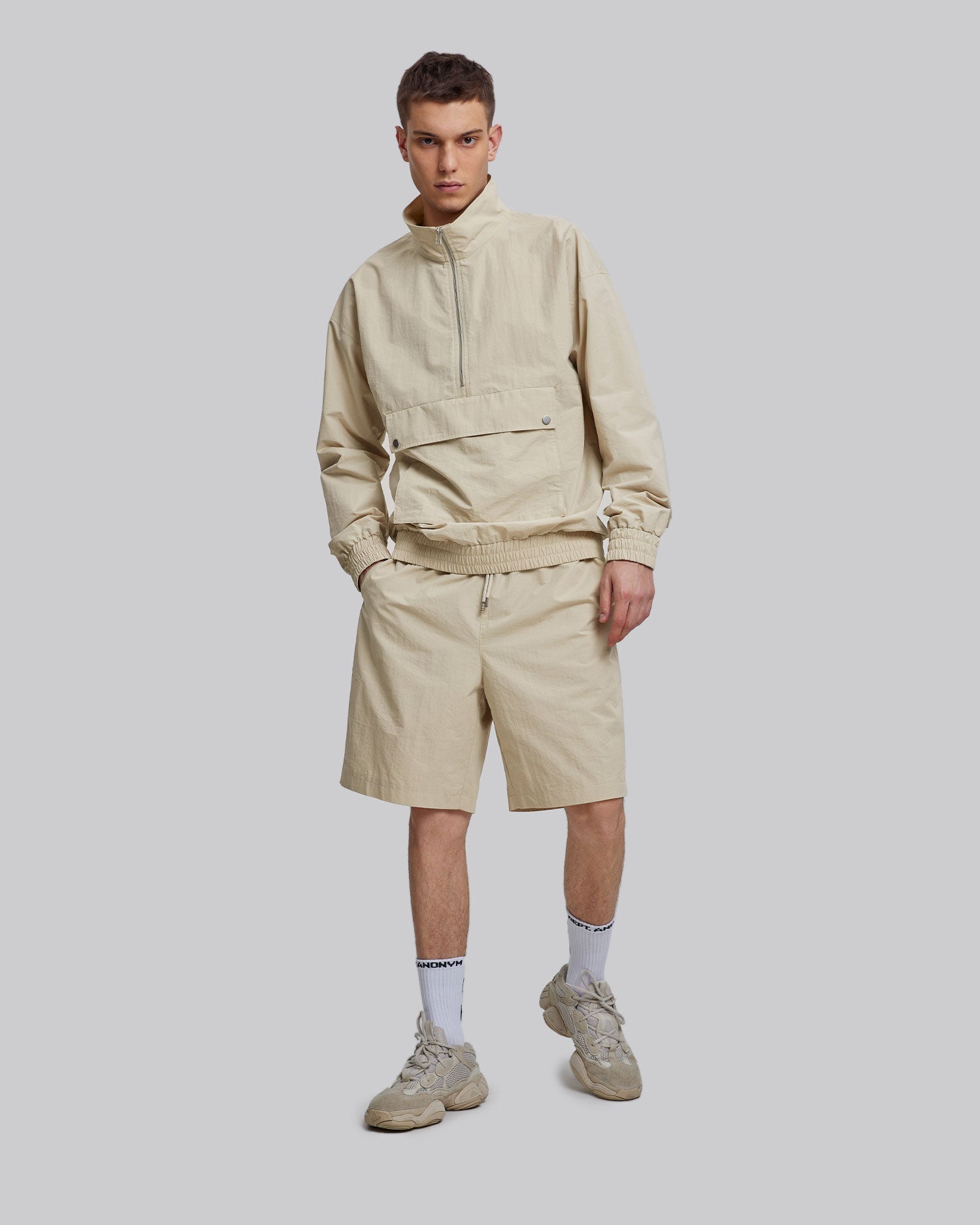 The Beige Windbreaker - Oatmeal, L image