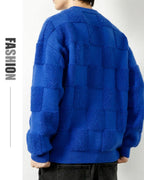 Checked Crewneck Jumper image 1