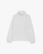 Turtleneck Cable Knit Sweater image 0