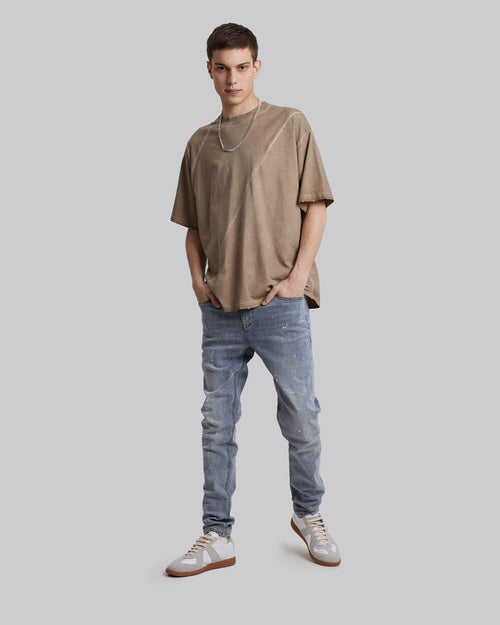 1 ×Blue Paint Splash Jeans image 1