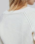 V-Neck Cropped Sweater image 5