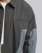 Irregular Paneled Relaxed Overshirt image 5