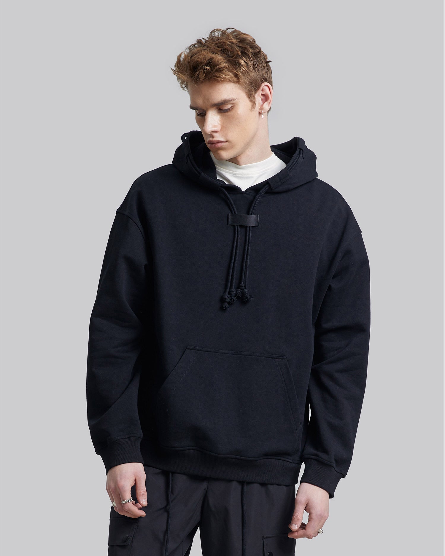 Unique Drawcord Hoodie image 2