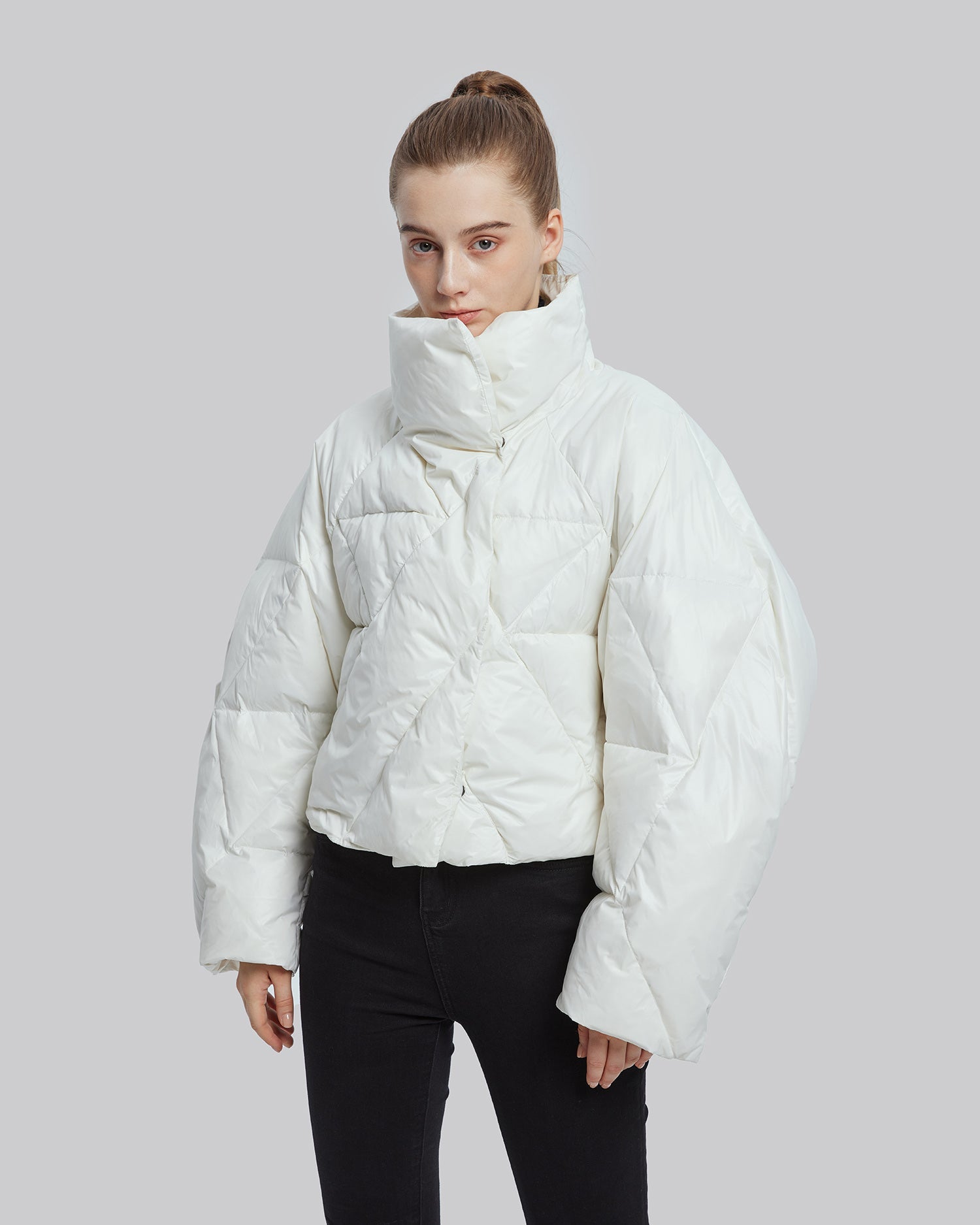 Cropped Puffer Jacket image 1