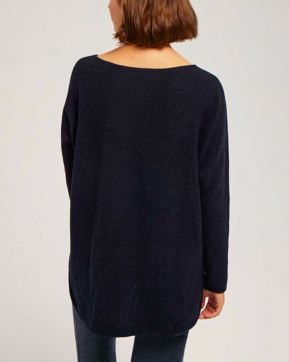 Boatneck Casual Cashmere Sweater image 4