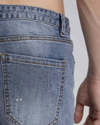 1 ×Blue Paint Splash Jeans image 3