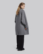 Grey Unisex Wool Jacket image 4