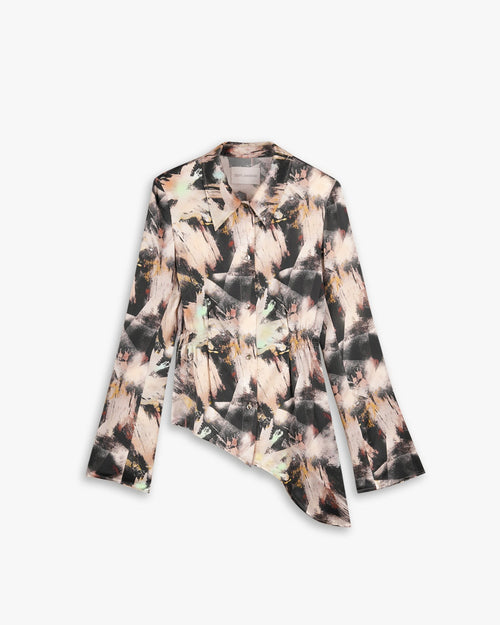 100% Silk Shirt with Prints image 0